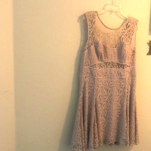 Barely used Victoria Secrets nude  lace size 12